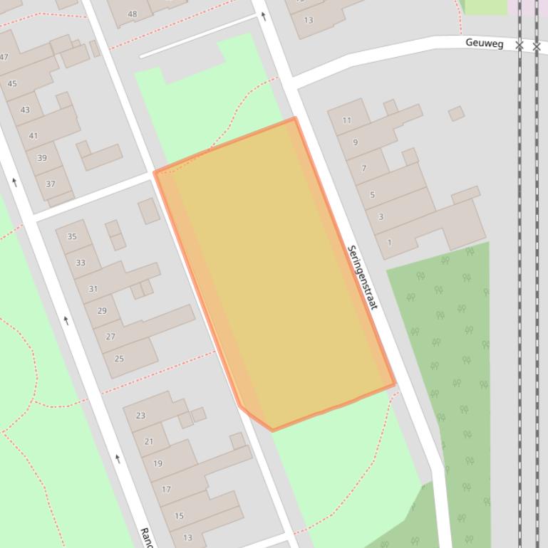Kaart van postcodegebied 6134SX.