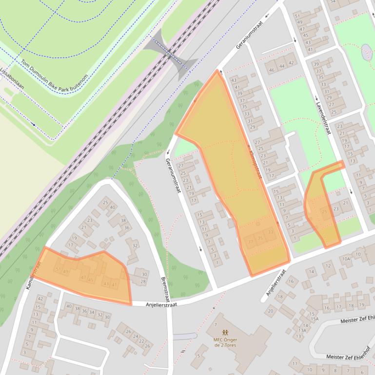 Kaart van postcodegebied 6134TK.