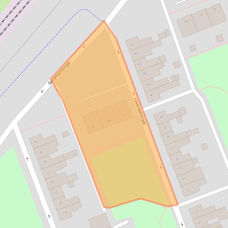 Kaart van postcodegebied 6134TR.