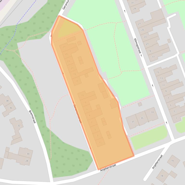 Kaart van postcodegebied 6134TV.