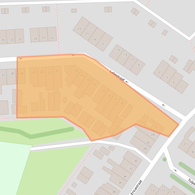 Kaart van postcodegebied 6134XD.