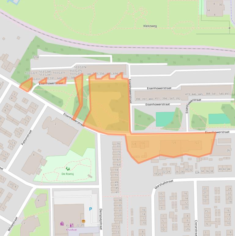 Kaart van postcodegebied 6135BN.