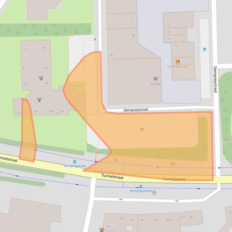 Kaart van postcodegebied 6135CJ.