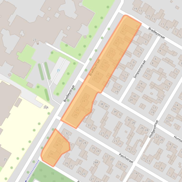 Kaart van postcodegebied 6135CW.