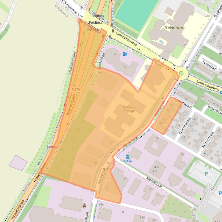 Kaart van postcodegebied 6135ED.