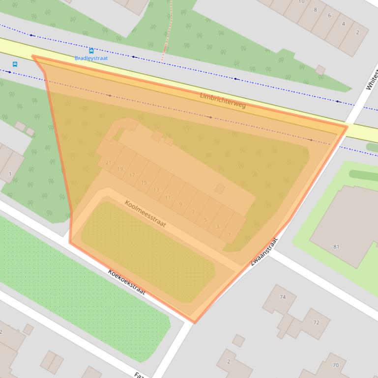 Kaart van postcodegebied 6135EH.