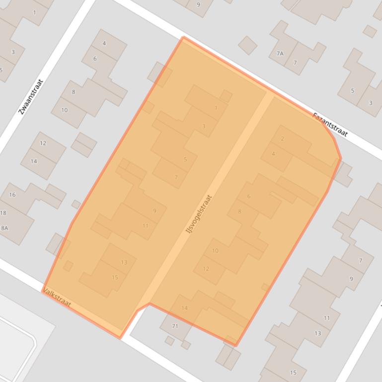 Kaart van postcodegebied 6135EM.