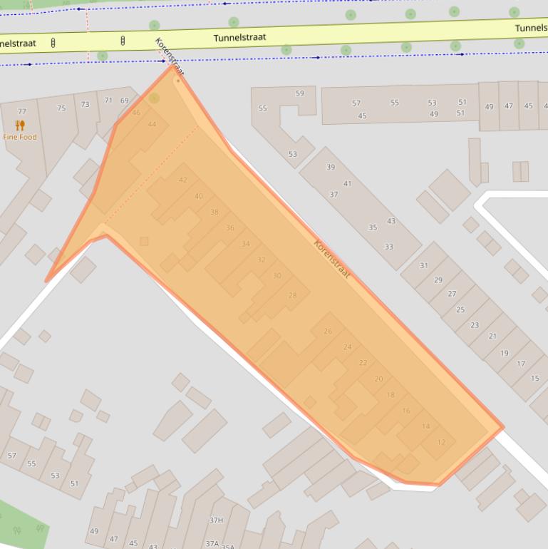 Kaart van postcodegebied 6135GM.