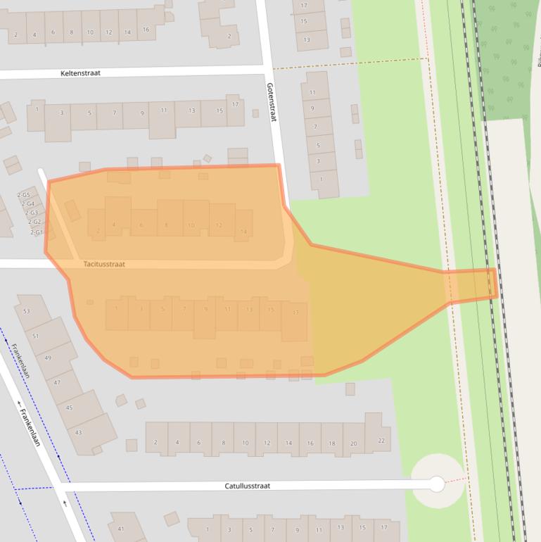 Kaart van postcodegebied 6135HR.