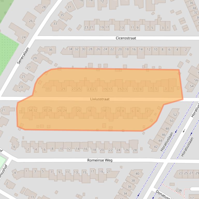 Kaart van postcodegebied 6135HV.