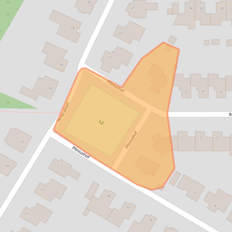 Kaart van postcodegebied 6135HZ.