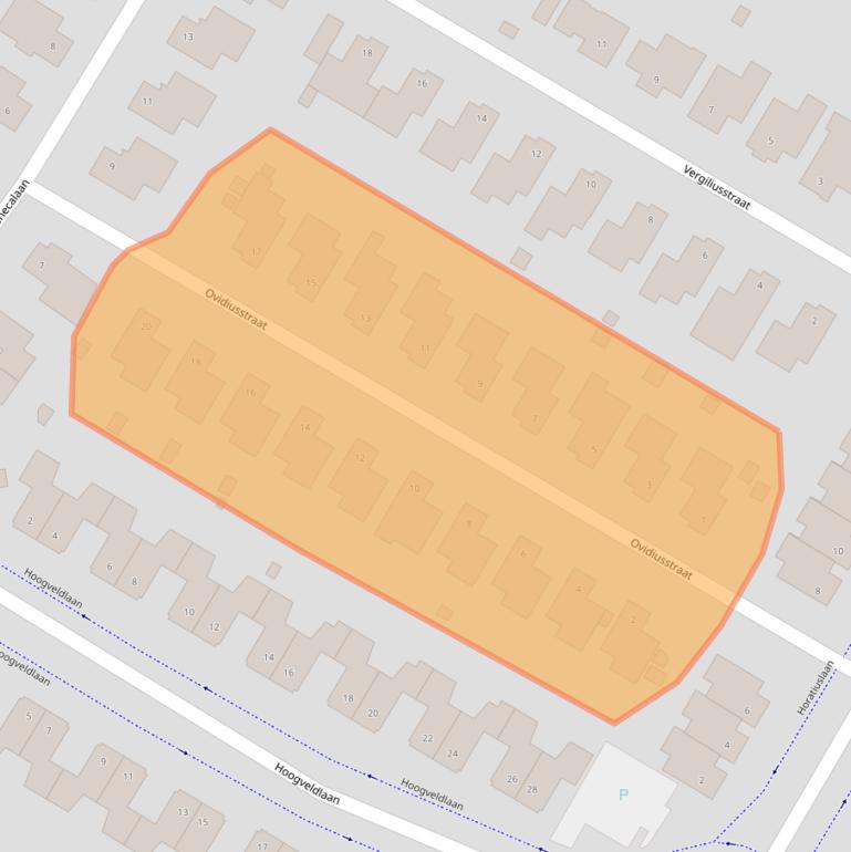 Kaart van postcodegebied 6135JC.