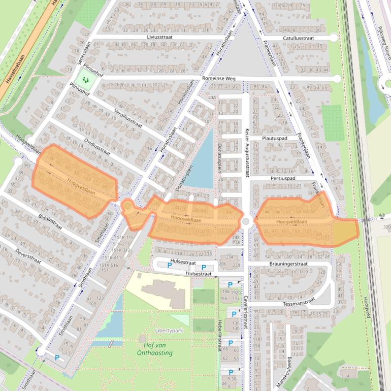 Kaart van postcodegebied 6135JD.