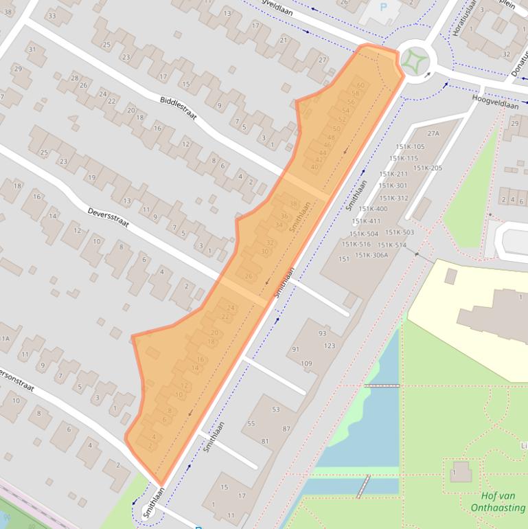 Kaart van postcodegebied 6135JJ.