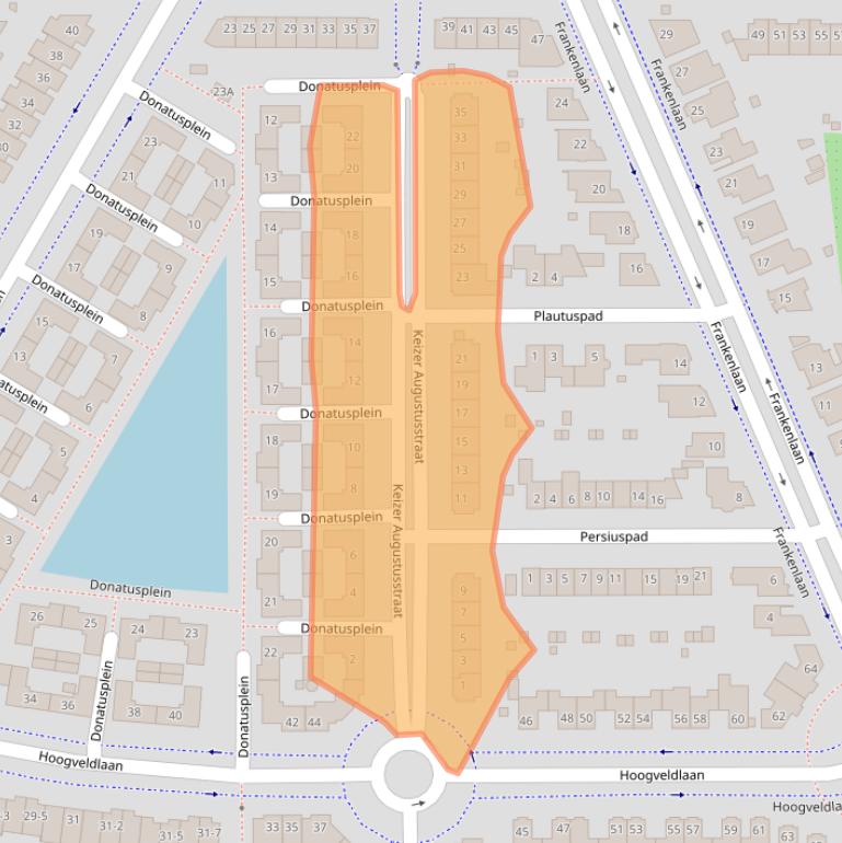 Kaart van postcodegebied 6135JT.