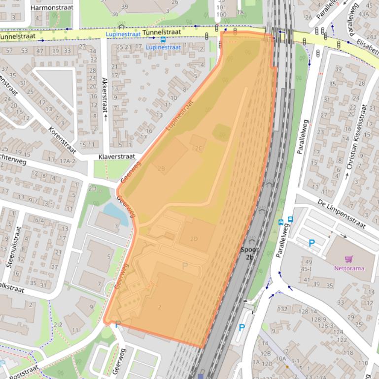 Kaart van postcodegebied 6135KC.