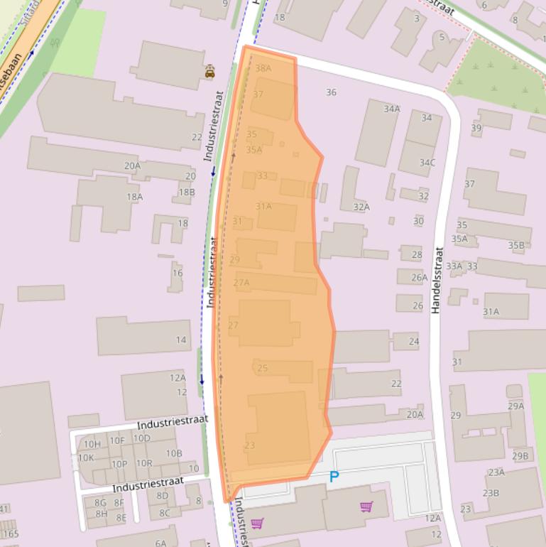 Kaart van postcodegebied 6135KG.