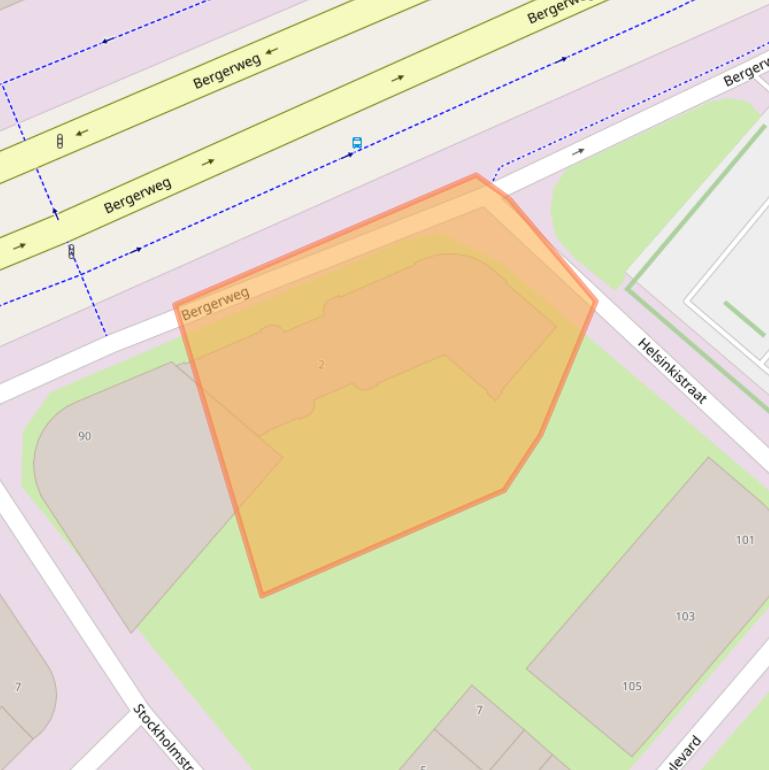 Kaart van postcodegebied 6135LR.