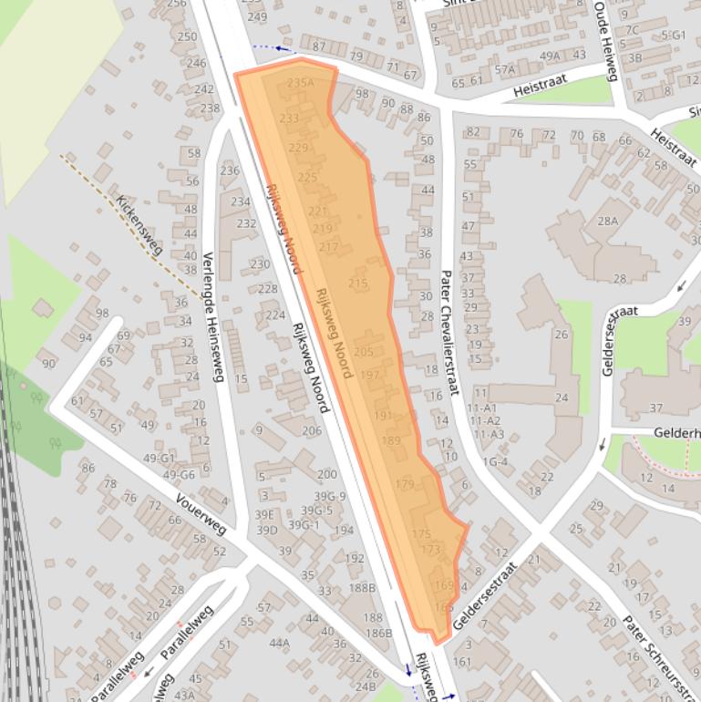 Kaart van postcodegebied 6136AB.
