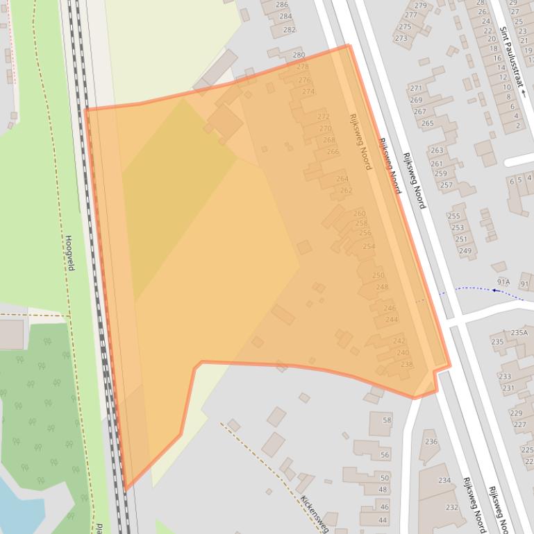 Kaart van postcodegebied 6136AG.