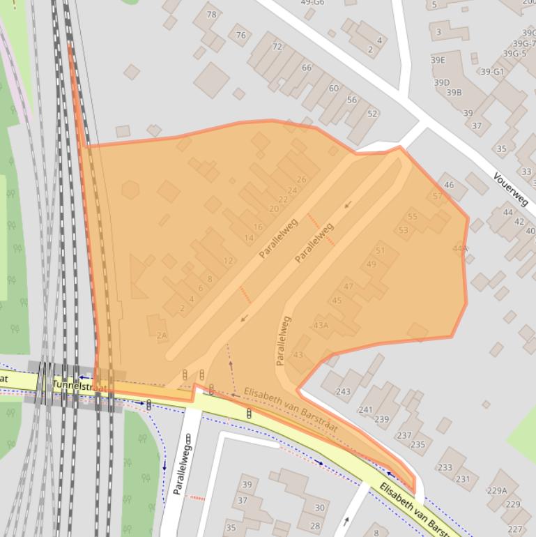 Kaart van postcodegebied 6136AN.