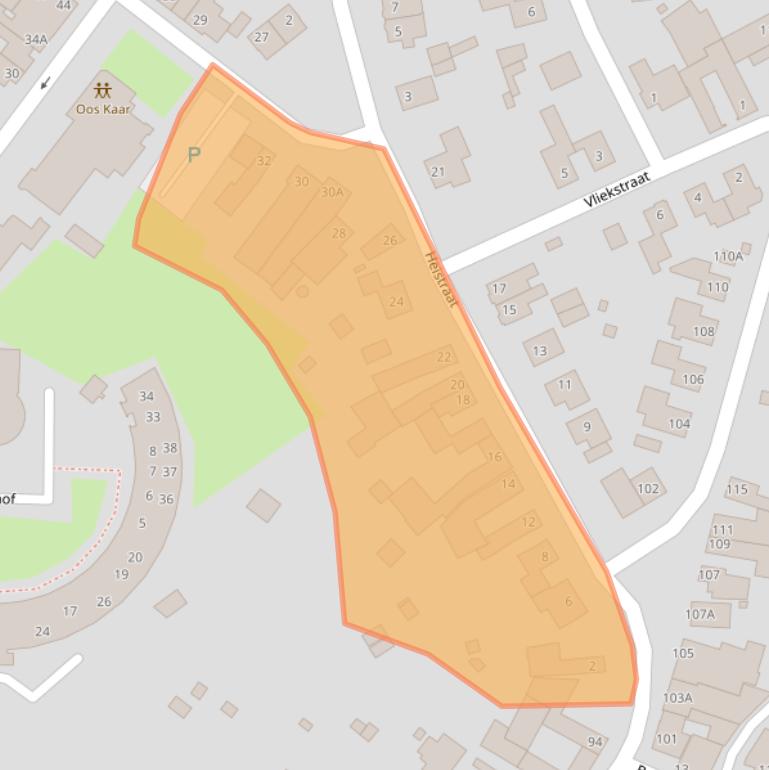 Kaart van postcodegebied 6136BD.