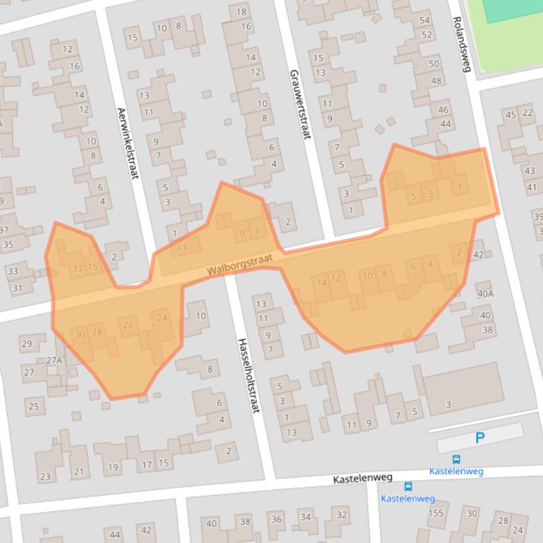 Kaart van postcodegebied 6136BM.