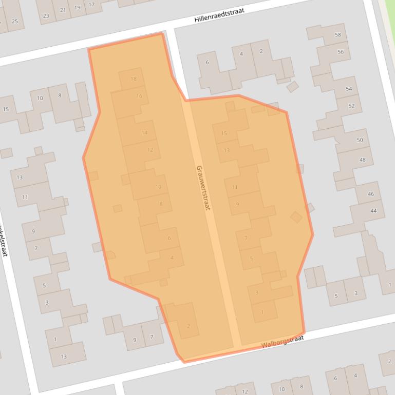Kaart van postcodegebied 6136BP.