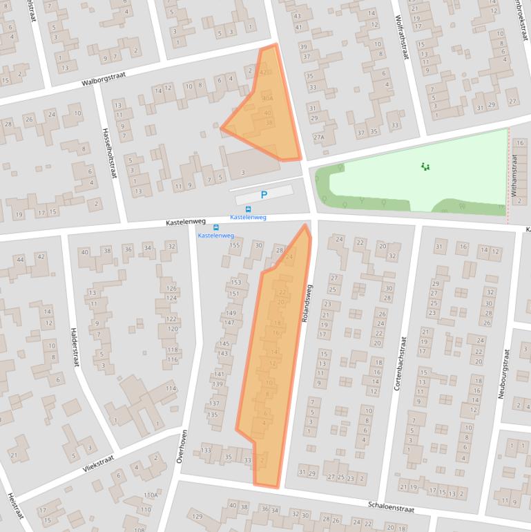 Kaart van postcodegebied 6136BV.