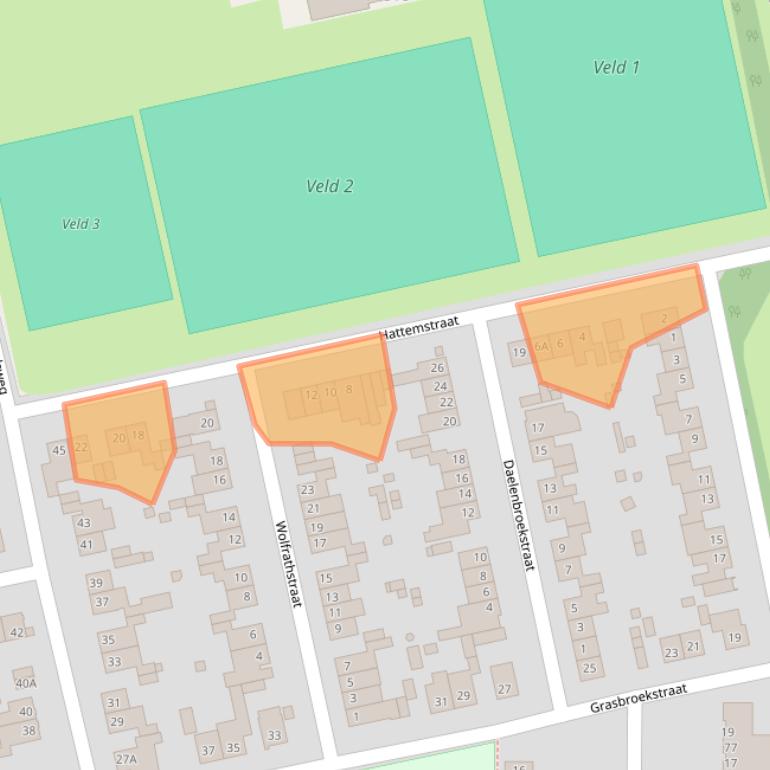 Kaart van postcodegebied 6136BX.