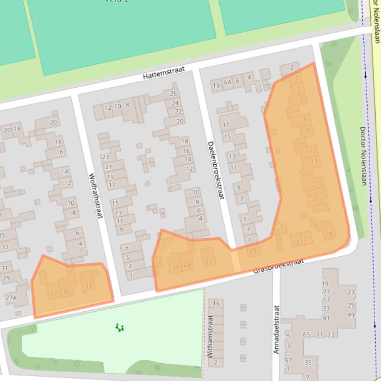 Kaart van postcodegebied 6136CB.