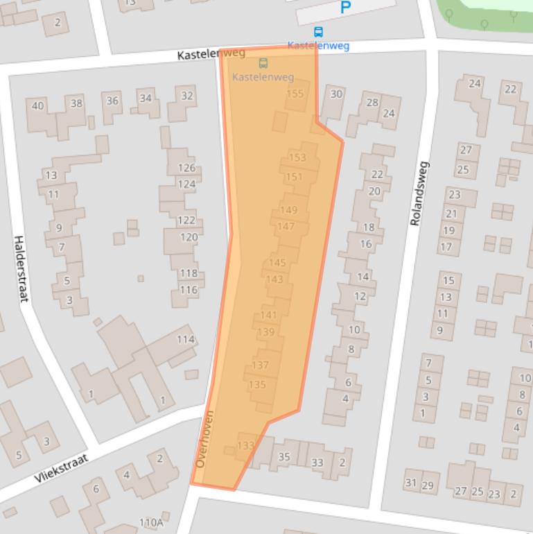 Kaart van postcodegebied 6136ED.