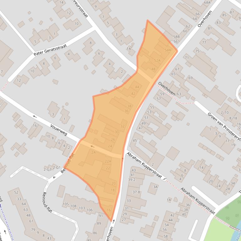 Kaart van postcodegebied 6136EE.