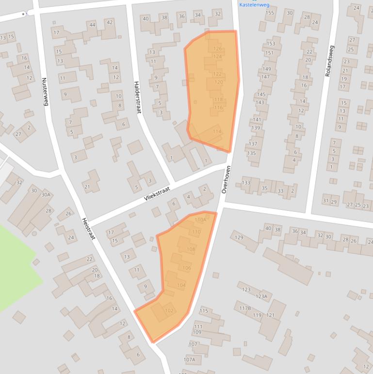 Kaart van postcodegebied 6136EH.