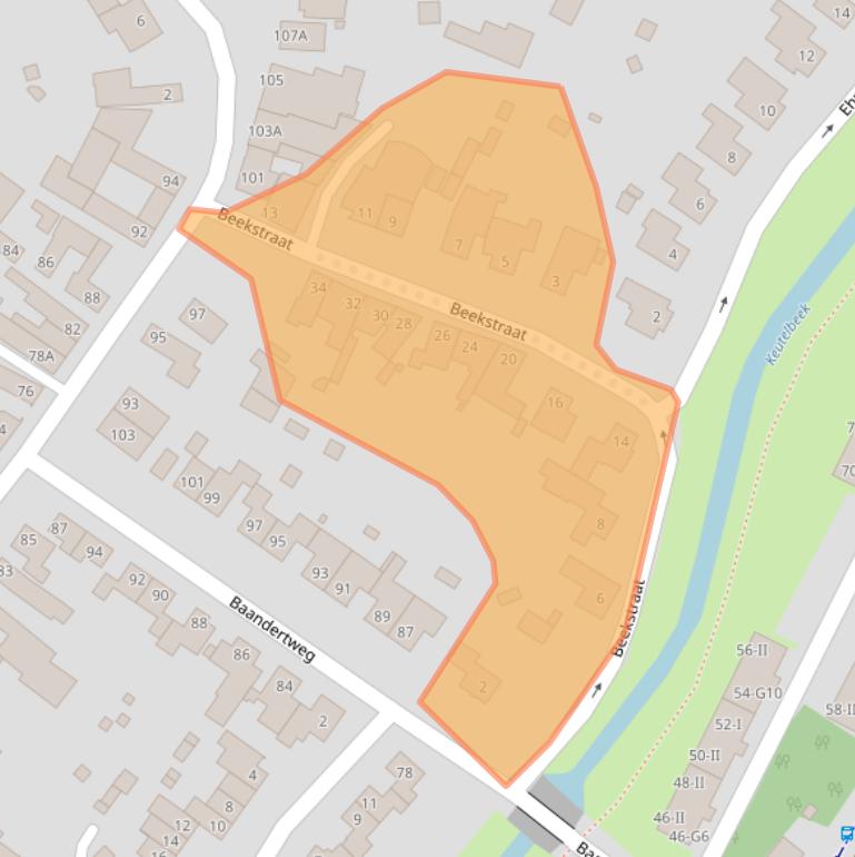 Kaart van postcodegebied 6136EK.