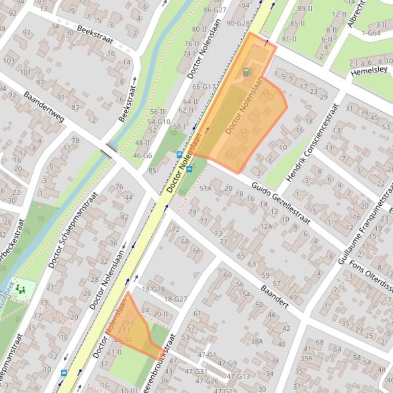 Kaart van postcodegebied 6136GJ.