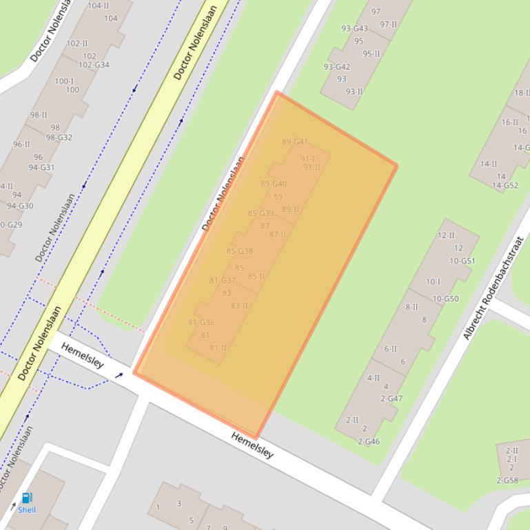 Kaart van postcodegebied 6136GK.