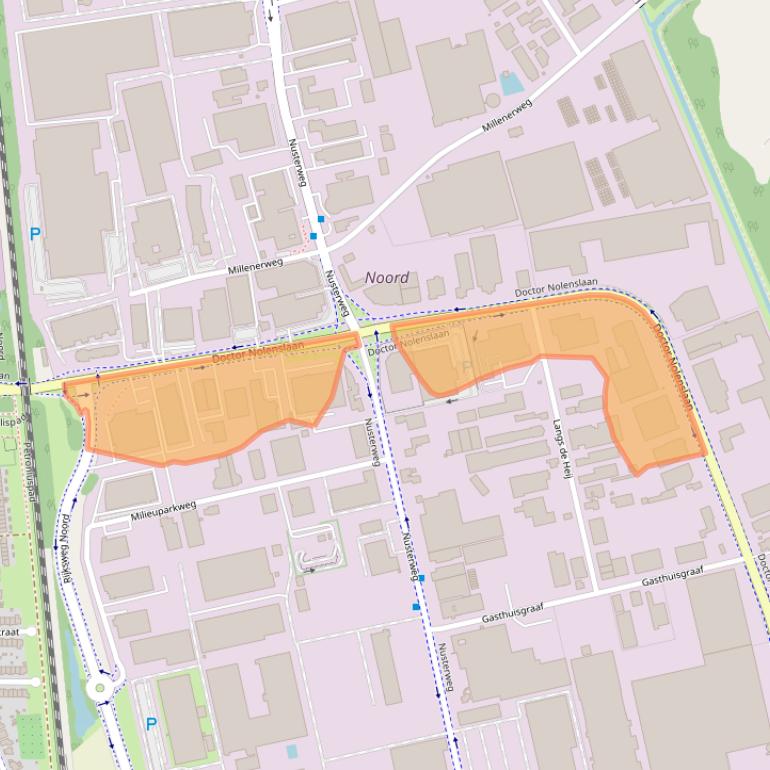 Kaart van postcodegebied 6136GV.