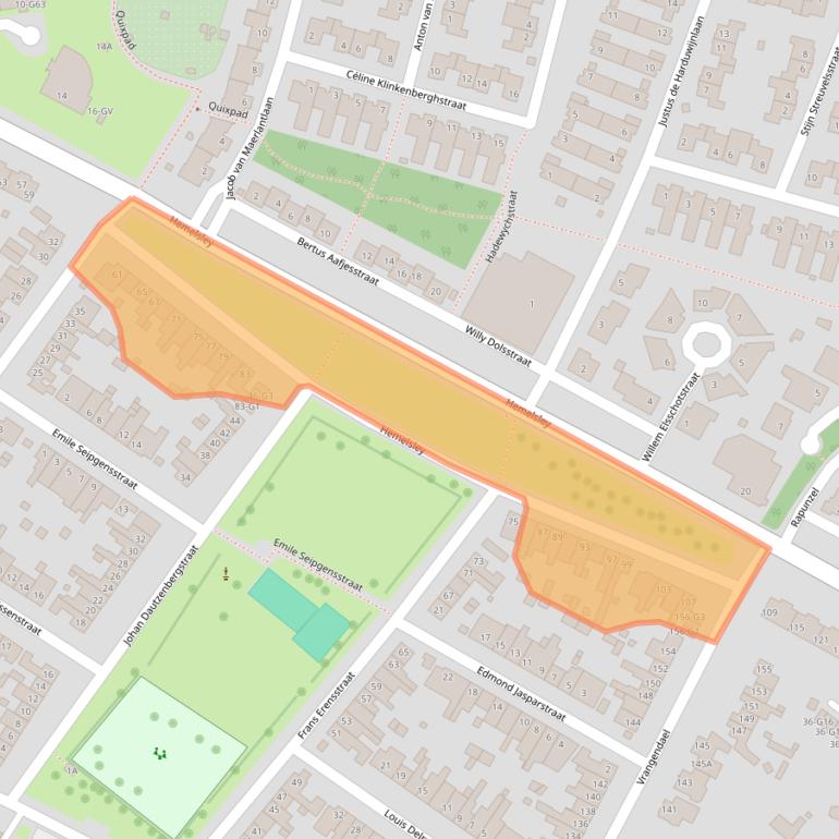 Kaart van postcodegebied 6136HJ.