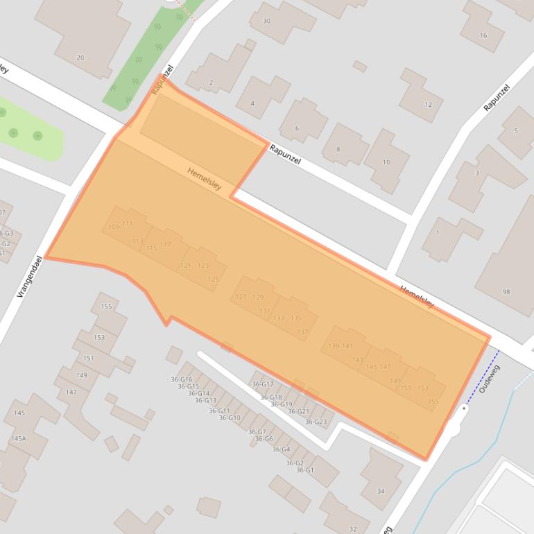 Kaart van postcodegebied 6136HK.