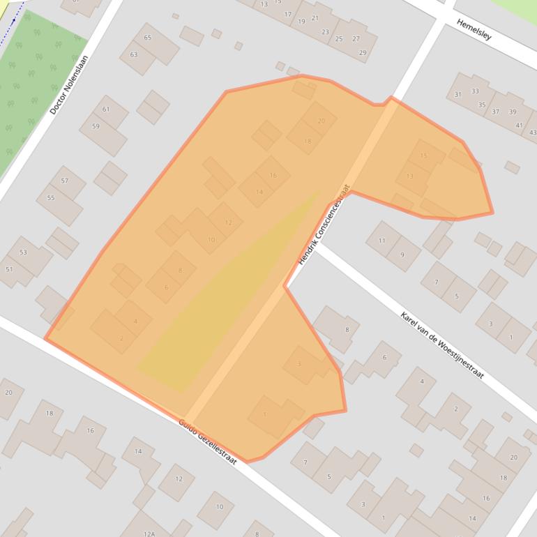 Kaart van postcodegebied 6136HN.