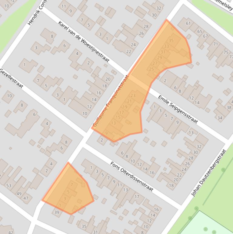 Kaart van postcodegebied 6136HP.