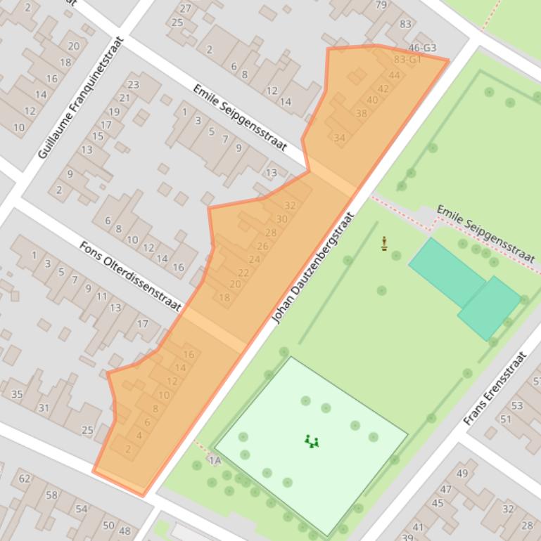 Kaart van postcodegebied 6136HT.