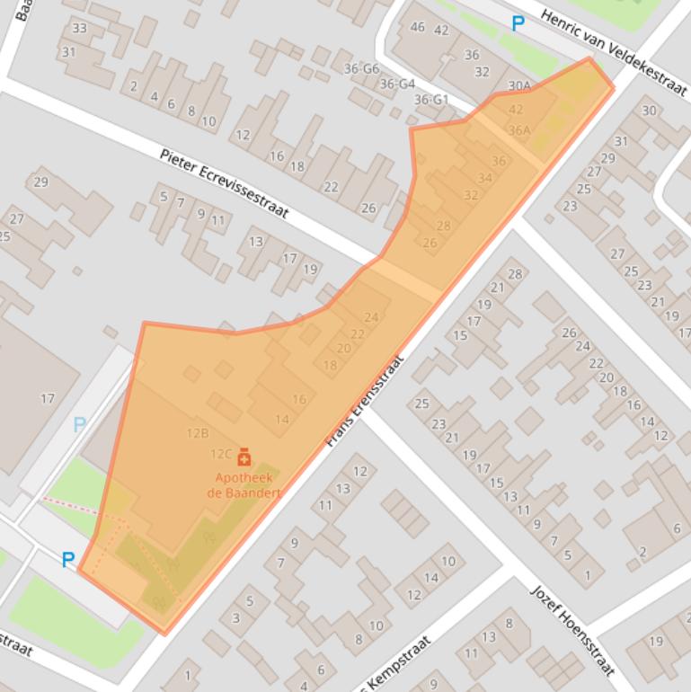 Kaart van postcodegebied 6136JH.