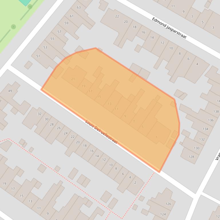 Kaart van postcodegebied 6136JL.