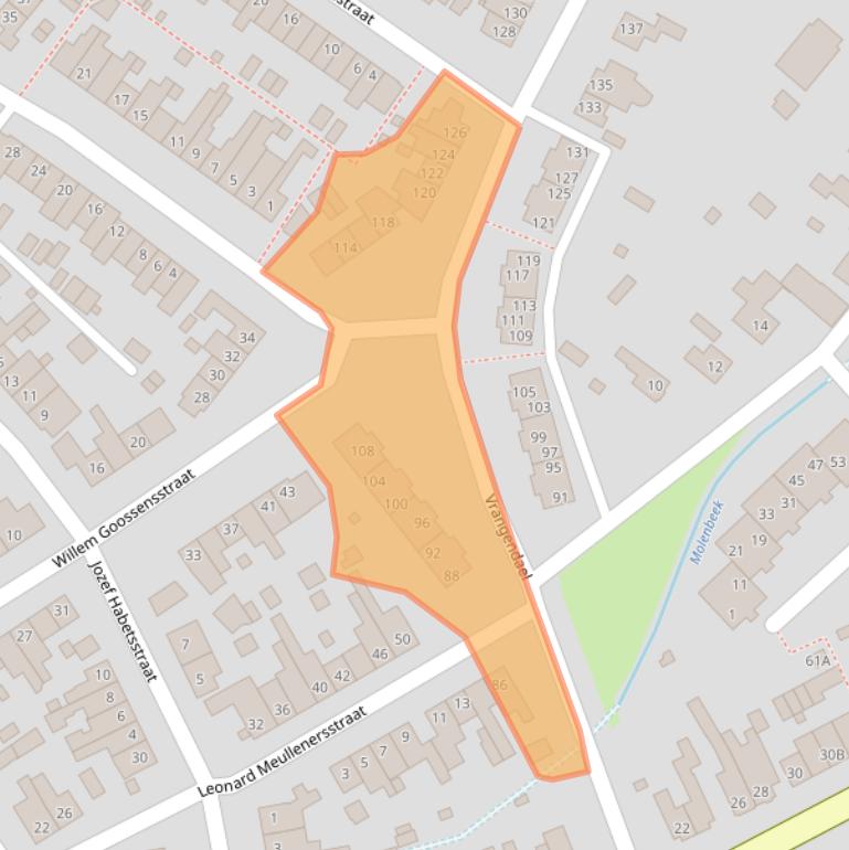 Kaart van postcodegebied 6136JP.