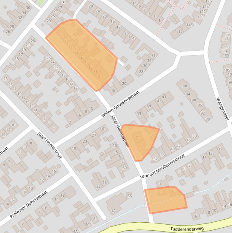 Kaart van postcodegebied 6136JW.