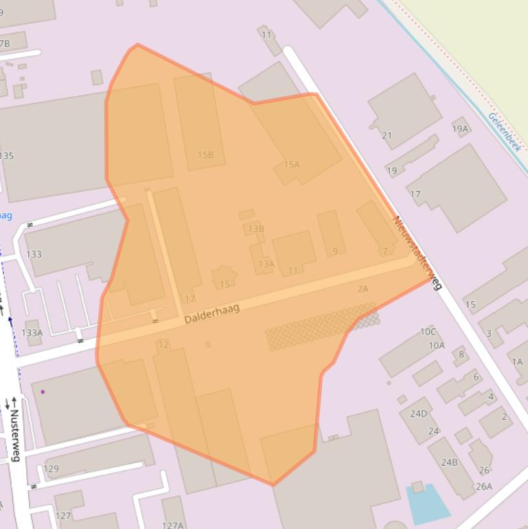 Kaart van postcodegebied 6136KM.