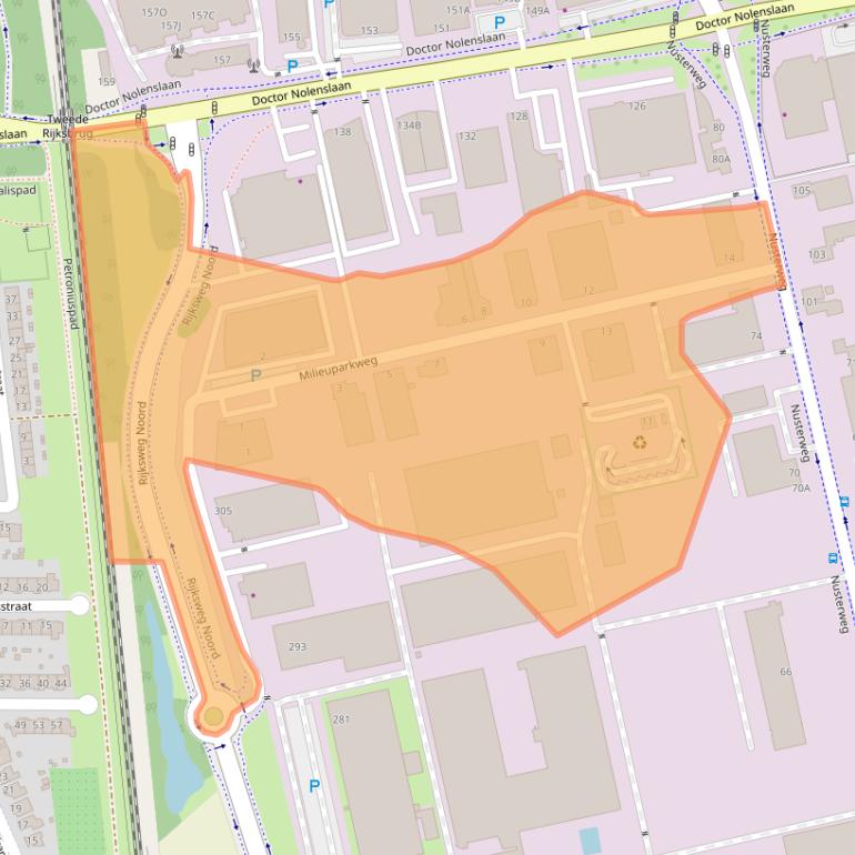 Kaart van postcodegebied 6136KP.