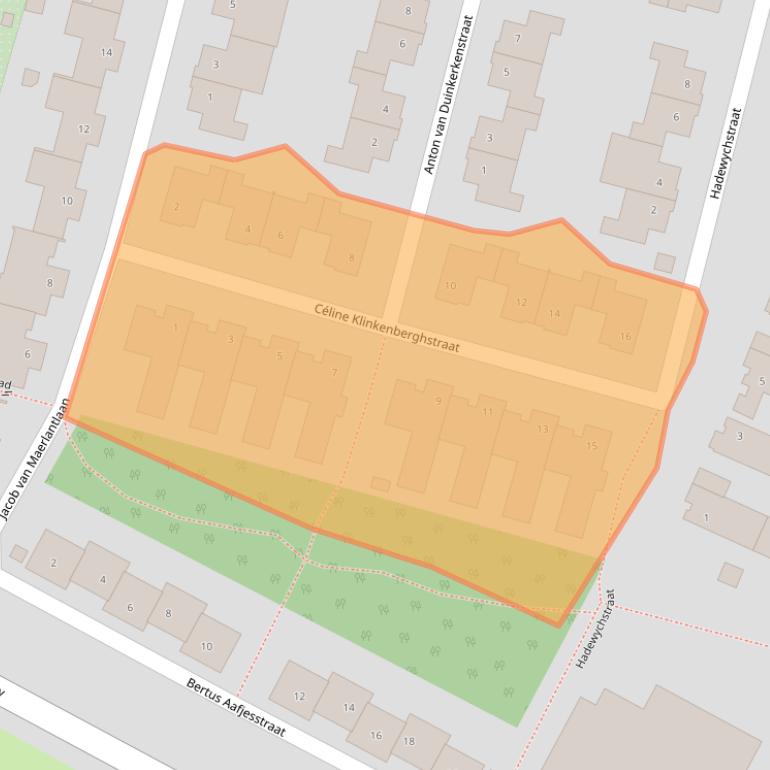 Kaart van postcodegebied 6136TK.